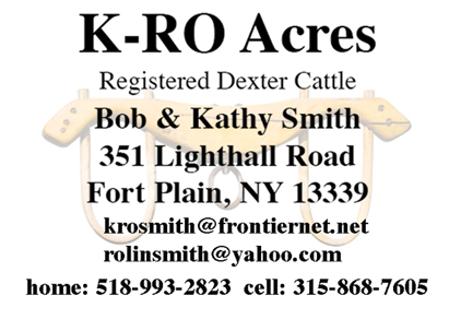 K-RO Acres Dexter Cattle